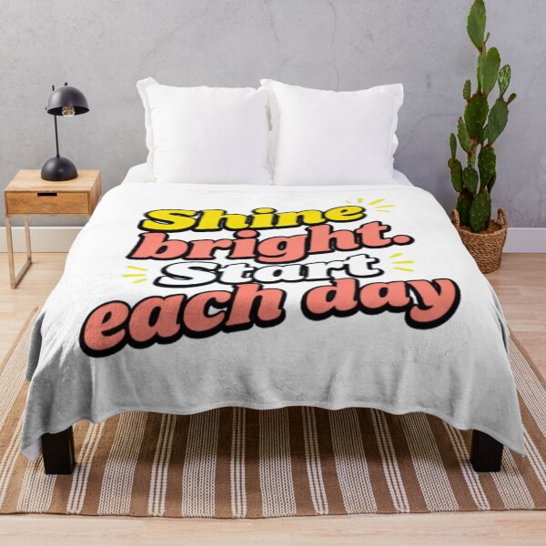 Item preview, Shine Bright. Start Each Day – Motivational designed and sold by Ditstyle.