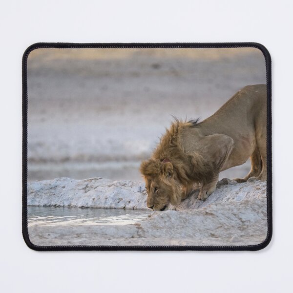 Item preview, Al borde de la sed: León en el White Pan, Etosha designed and sold by DavideAntoniani.
