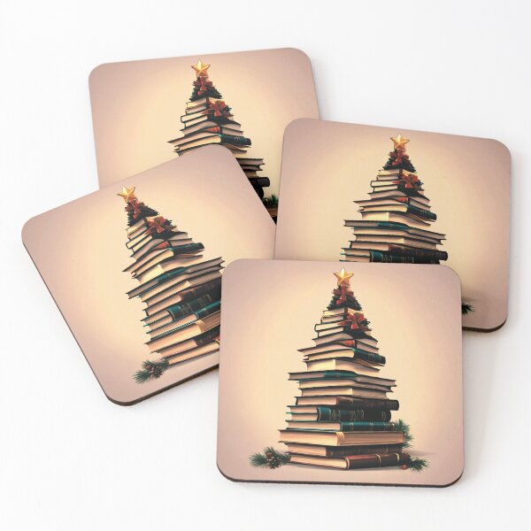 Item preview, A Bookish Christmas Tree for Bookworms. designed and sold by Zofia Sosnecka.