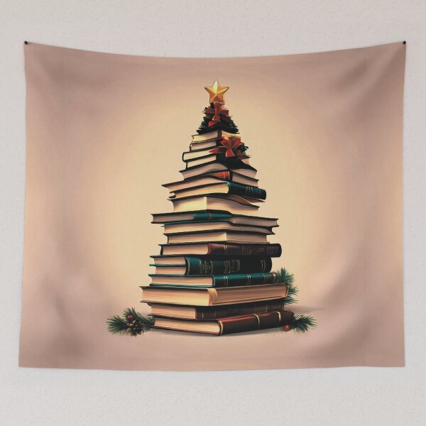 Item preview, A Bookish Christmas Tree for Bookworms. designed and sold by Zofia Sosnecka.