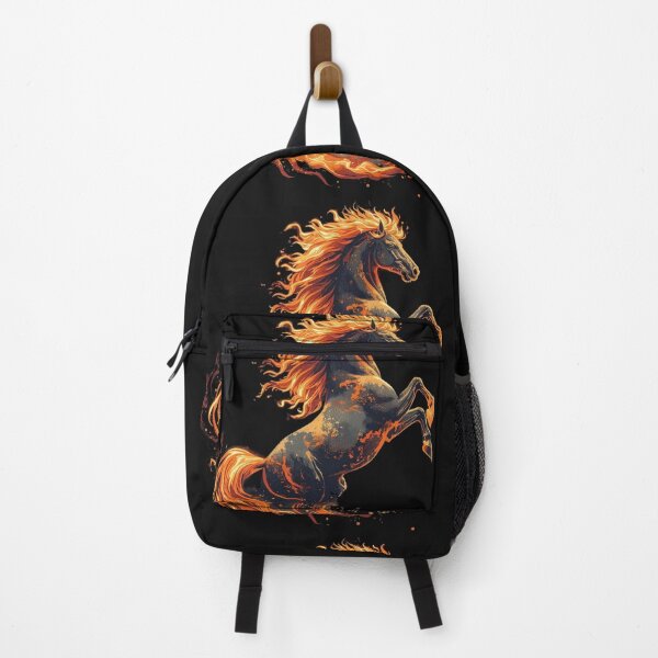 Item preview, Inferno Horse Rearing Up | Majestic Fire Stallion Vector Art designed and sold by Caira-Design.