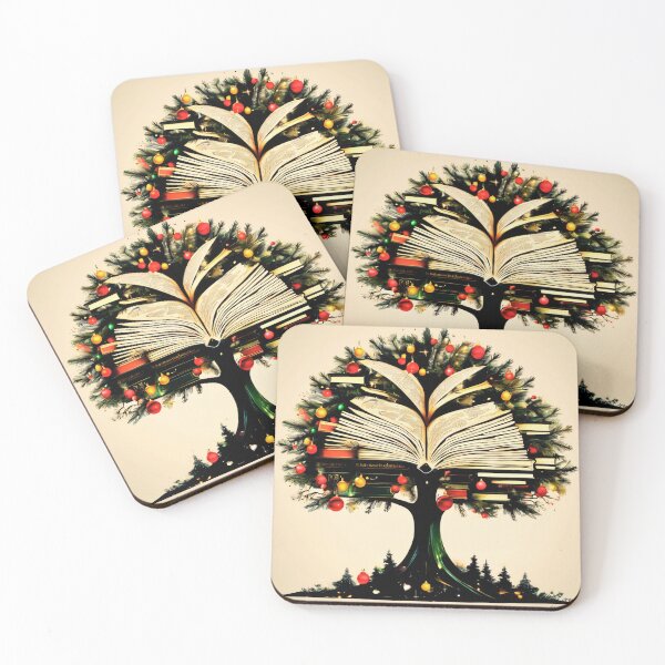 Item preview, A Bookish Christmas Tree for Bookworms. designed and sold by Zofia Sosnecka.