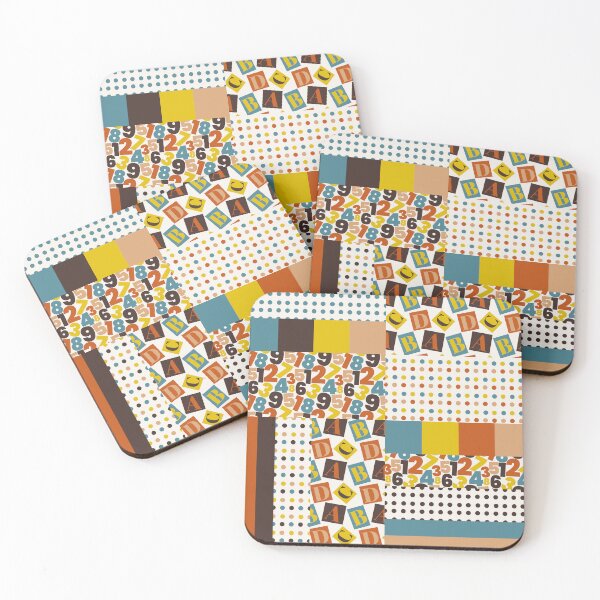 Item preview, Numeric harmony patchwork designed and sold by SweetberryHouse.
