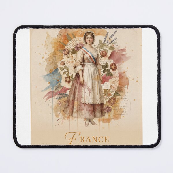Item preview, La Belle France: Vintage Elegance in Tricolor designed and sold by ForeverPrintsOK.