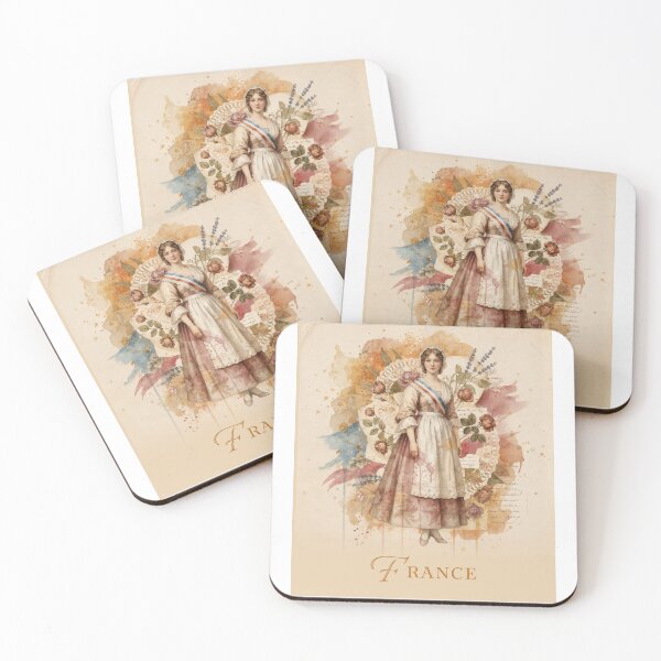 Item preview, La Belle France: Vintage Elegance in Tricolor designed and sold by ForeverPrintsOK.
