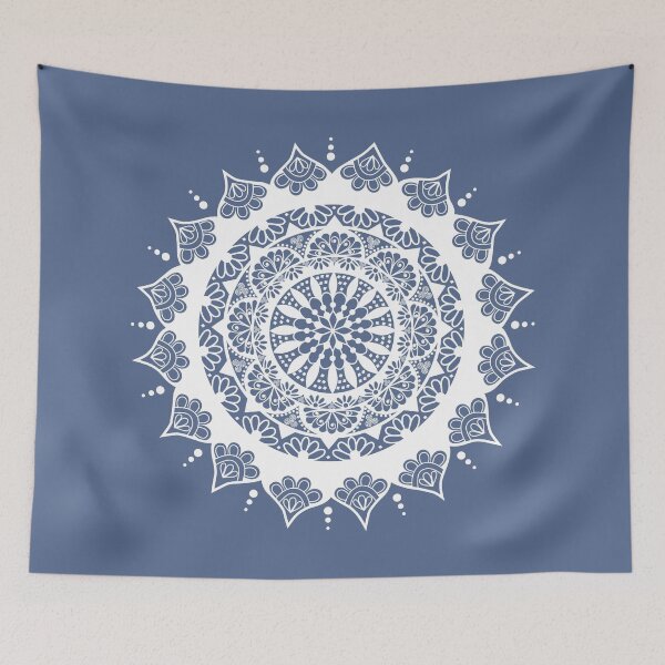 Item preview, White mandala designed and sold by Enchanted Purple Poppy.