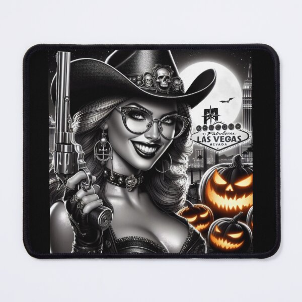 Item preview, Halloween Noir Cowgirl Skeleton Glow designed and sold by Voodoo Store Paranormal Collections.