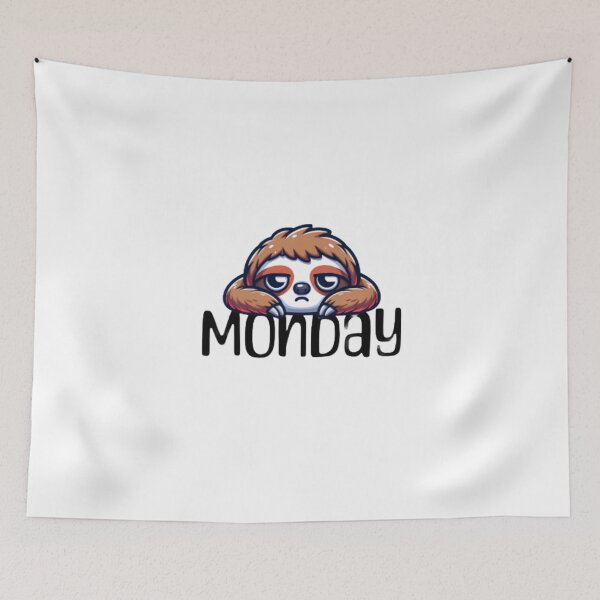 Item preview, Monday Sloth designed and sold by ThisGuysCraft.