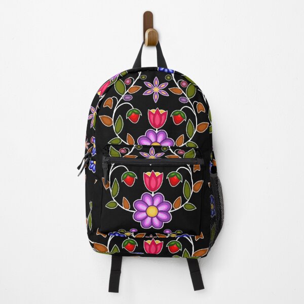 Item preview, Ojibwe Floral Native Flowers And Strawberries designed and sold by YalenArt.