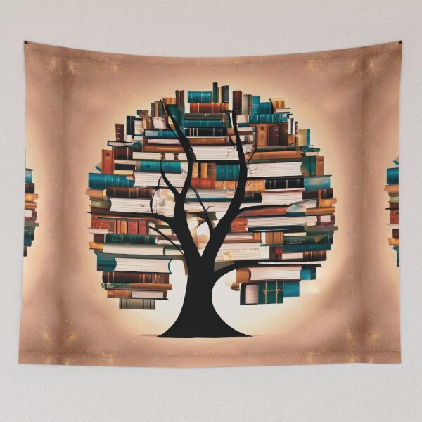Item preview, A Bookish Christmas Tree for Bookworms. designed and sold by Zofia Sosnecka.