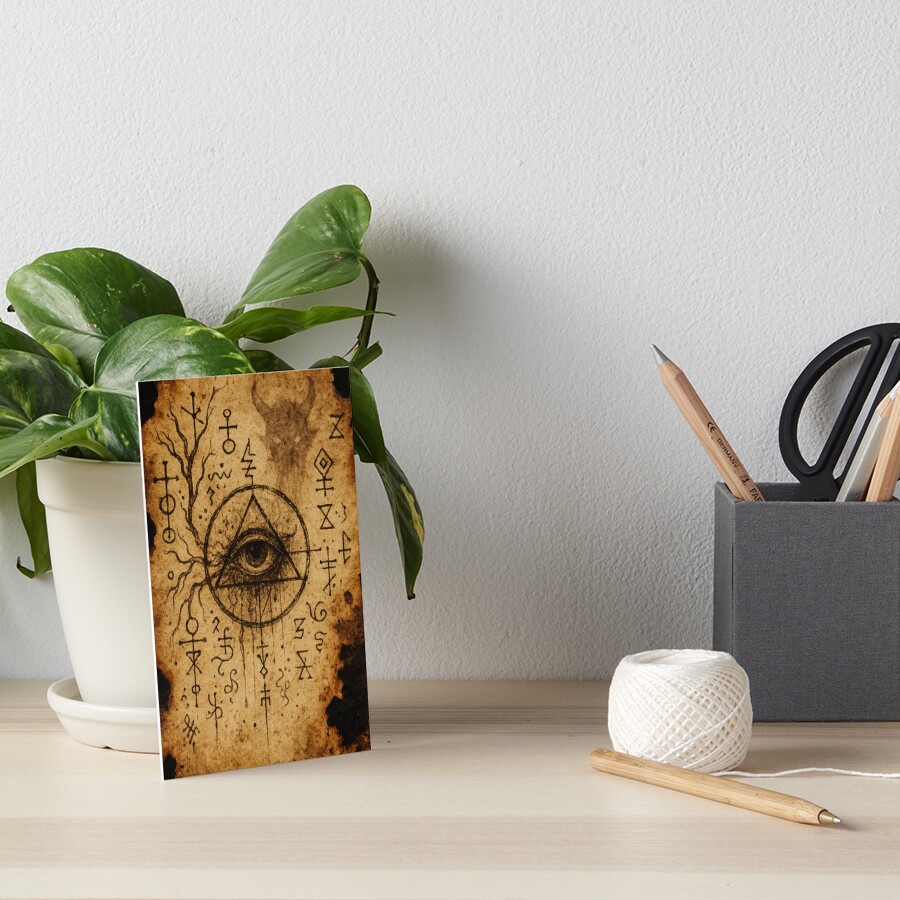 Item preview, Art Board Print designed and sold by AbstractAnom.
