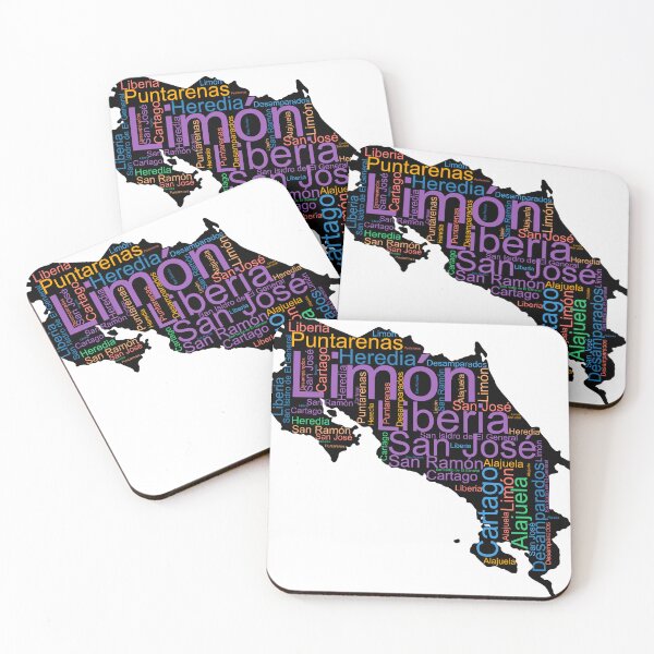 Item preview, Costa Rica City Names Word Art designed and sold by TheIconSmith.