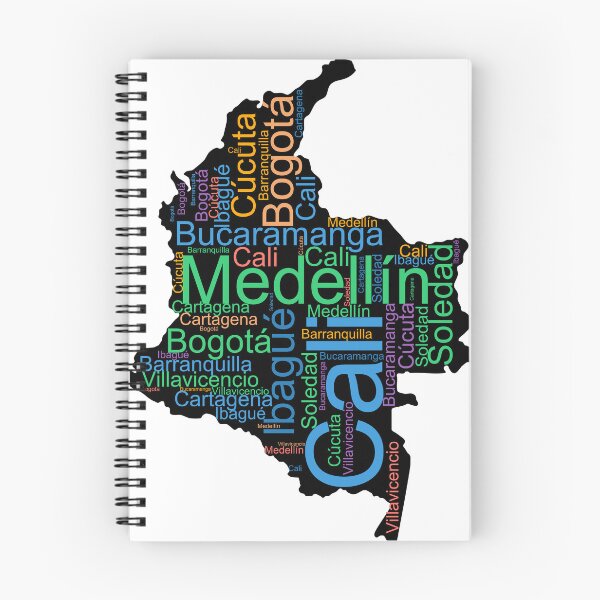 Item preview, Colombia City Names Word Art designed and sold by TheIconSmith.