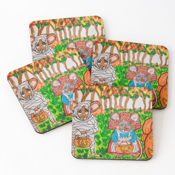 Item preview, HALLOWEEN MICE TRICK OR TREATING  designed and sold by JoAnnHayden.