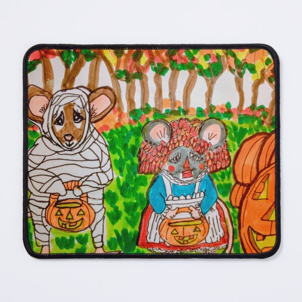 Item preview, HALLOWEEN MICE TRICK OR TREATING designed and sold by JoAnnHayden.