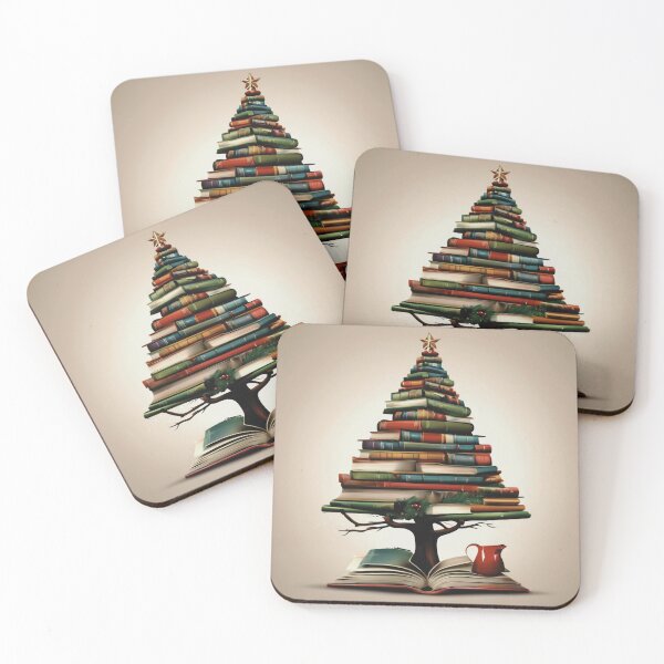 Item preview, A Bookish Christmas Tree for Bookworms. designed and sold by Zofia Sosnecka.