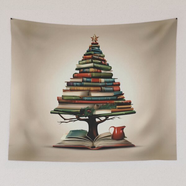 Item preview, A Bookish Christmas Tree for Bookworms. designed and sold by Zofia Sosnecka.