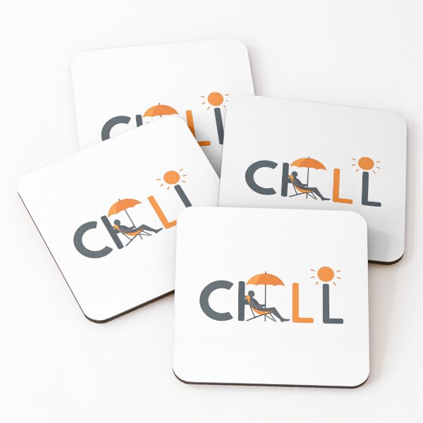 Item preview, CHILL Logo Design – Minimalist Beach Chair and Umbrella Concept in Modern Flat Vector Style designed and sold by PixelVibe782.