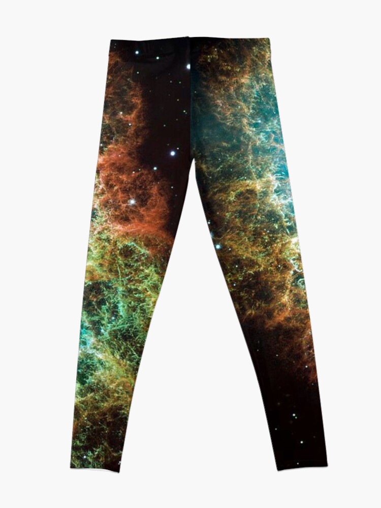 Alternate view of Crab Nebula, #Crab, #Nebula, #CrabNebula, #fog, #nebulae, #interstellar, #cloud, #dust, #hydrogen, #helium, #ionized, #gases, #astronomical, #object, #MilkyWay, #Andromeda, #galaxies, #Hubble Leggings