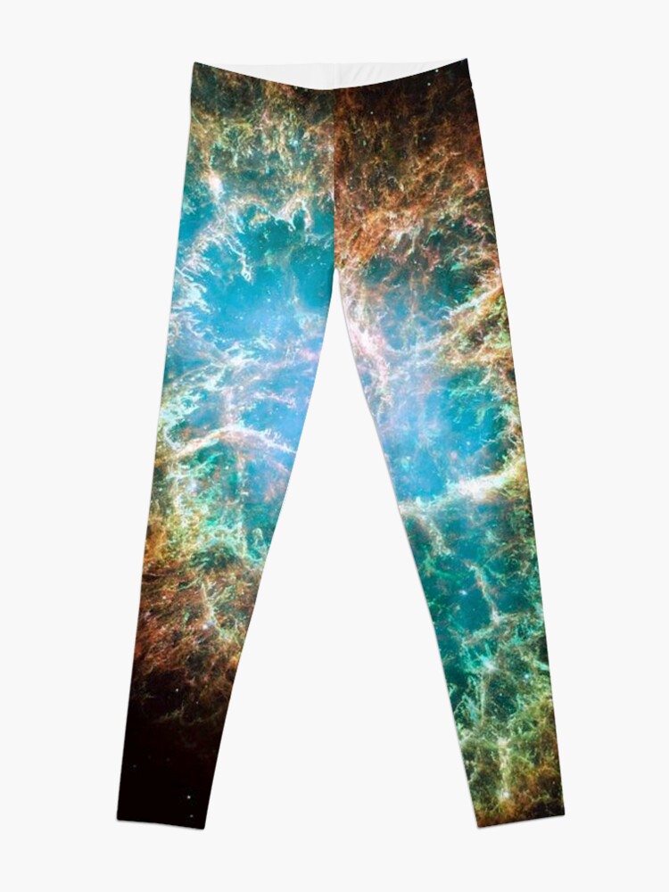 Alternate view of Crab Nebula, #Crab, #Nebula, #CrabNebula, #fog, #nebulae, #interstellar, #cloud, #dust, #hydrogen, #helium, #ionized, #gases, #astronomical, #object, #MilkyWay, #Andromeda, #galaxies, #Hubble Leggings