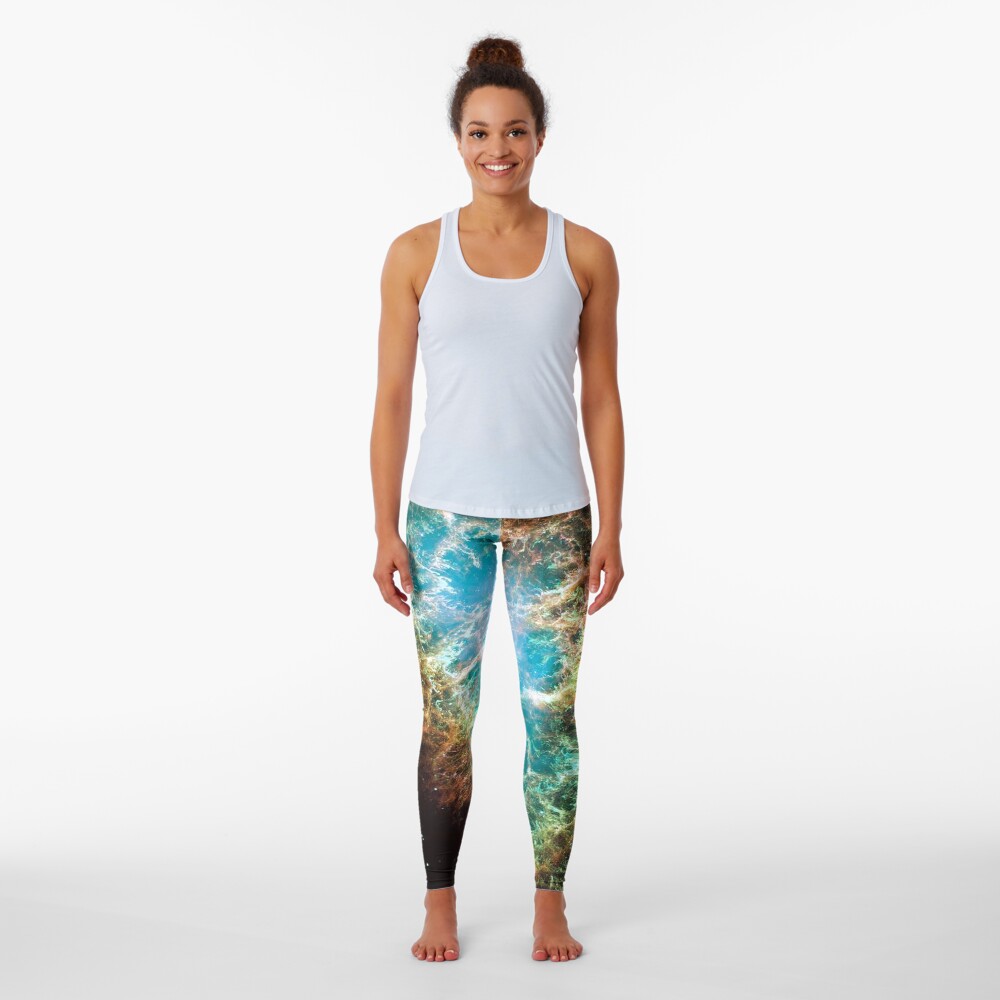 Crab Nebula, #Crab, #Nebula, #CrabNebula, #fog, #nebulae, #interstellar, #cloud, #dust, #hydrogen, #helium, #ionized, #gases, #astronomical, #object, #MilkyWay, #Andromeda, #galaxies, #Hubble Leggings