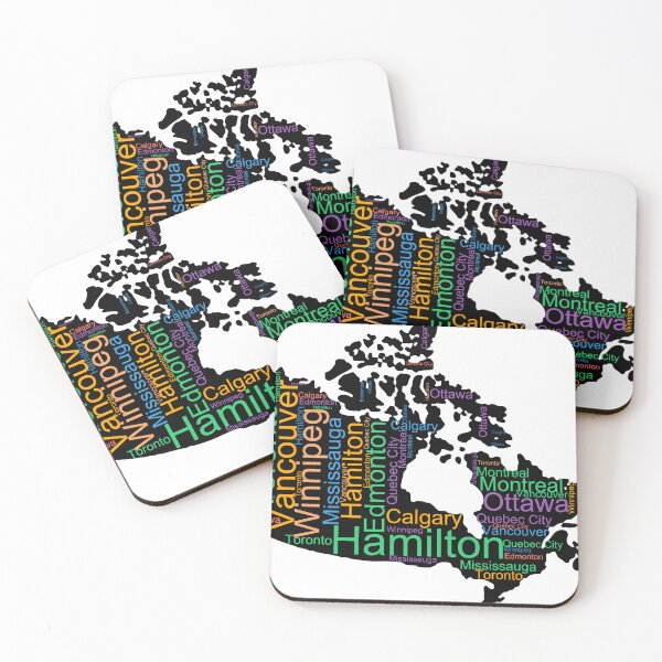 Item preview, Canada City Names Word Art designed and sold by TheIconSmith.