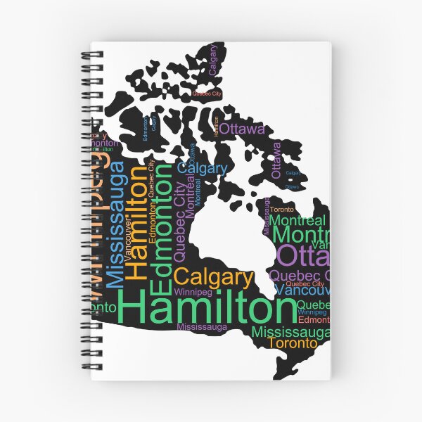 Item preview, Canada City Names Word Art designed and sold by TheIconSmith.