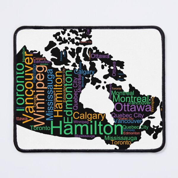 Item preview, Canada City Names Word Art designed and sold by TheIconSmith.