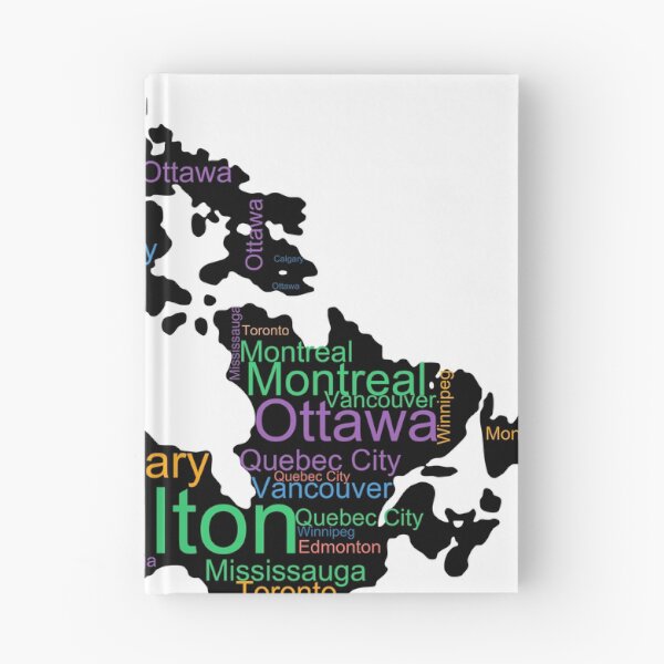 Item preview, Canada City Names Word Art designed and sold by TheIconSmith.