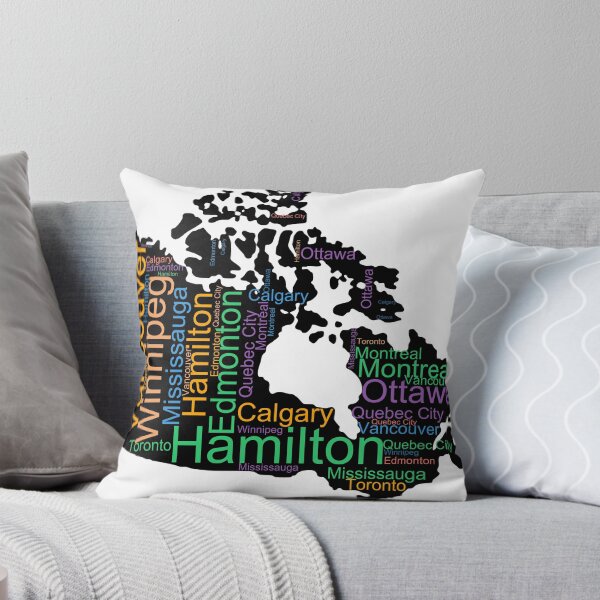 Item preview, Canada City Names Word Art designed and sold by TheIconSmith.