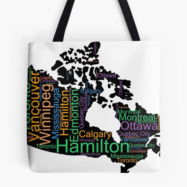 Item preview, Canada City Names Word Art designed and sold by TheIconSmith.
