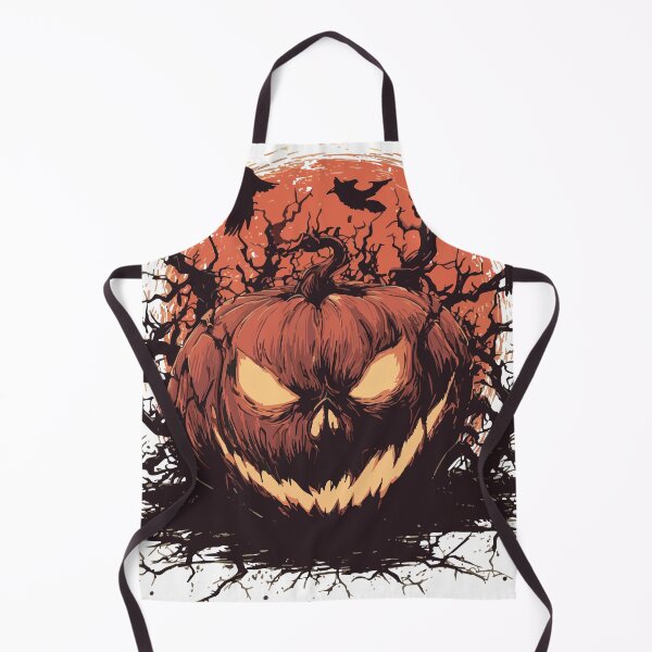 Item preview, Dark Pumpkin King – Scary Halloween Pumpkin in Cemetery | Creepy Jack-O’-Lantern Design b designed and sold by pehhappy.