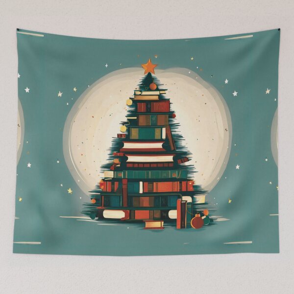 Item preview, A Bookish Christmas Tree for Bookworms. designed and sold by Zofia Sosnecka.