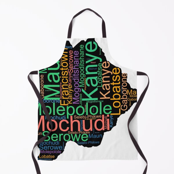 Item preview, Botswana City Names Word Art designed and sold by TheIconSmith.