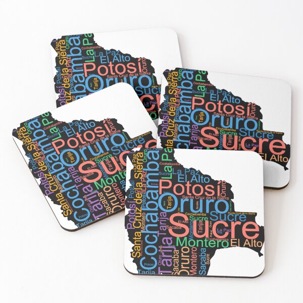 Item preview, Bolivia City Names Word Art designed and sold by TheIconSmith.