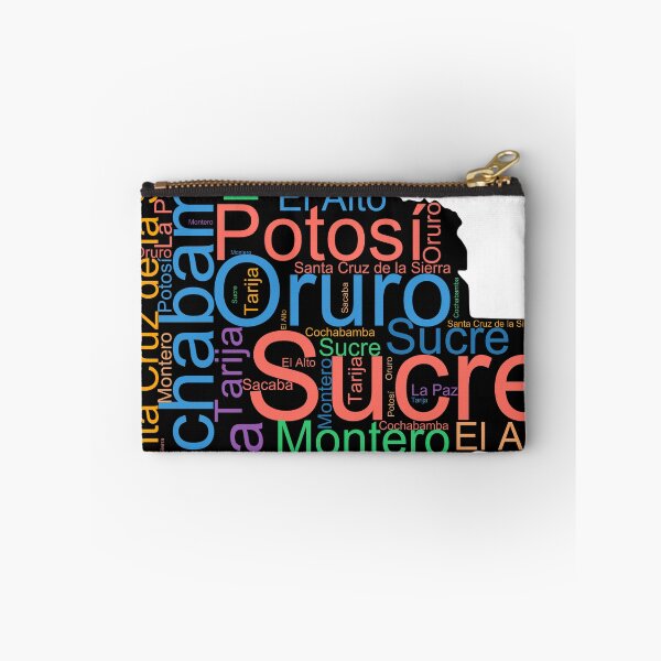 Item preview, Bolivia City Names Word Art designed and sold by TheIconSmith.