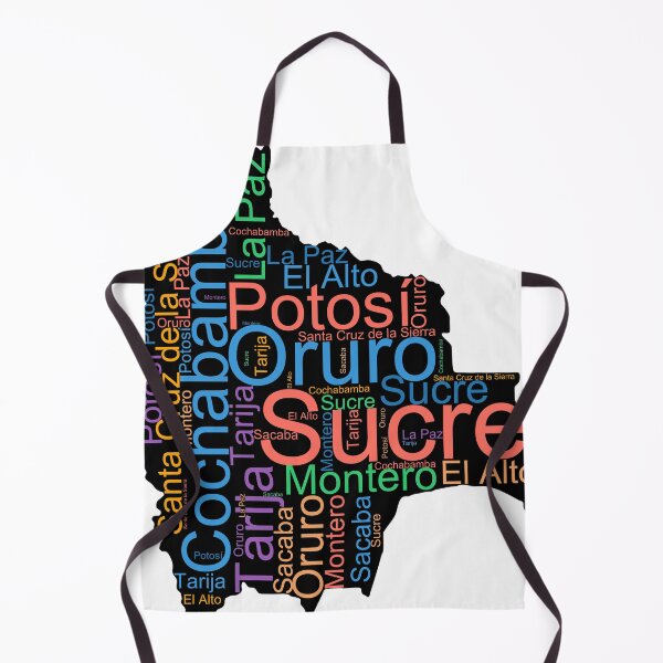 Item preview, Bolivia City Names Word Art designed and sold by TheIconSmith.