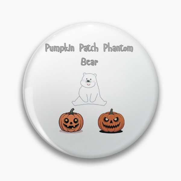 Item preview, Pumpkin Patch Phantom Bear designed and sold by Adrianzebrowski.