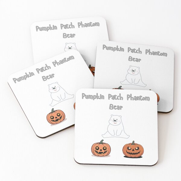 Item preview, Pumpkin Patch Phantom Bear designed and sold by Adrianzebrowski.