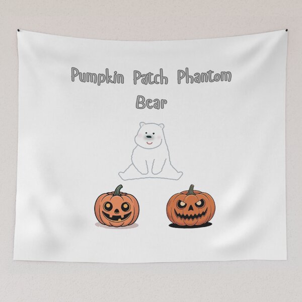 Item preview, Pumpkin Patch Phantom Bear designed and sold by Adrianzebrowski.