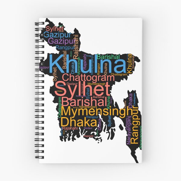 Item preview, Bangladesh City Names Word Art designed and sold by TheIconSmith.