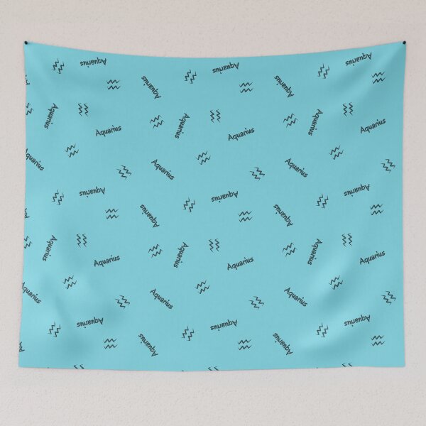 Item preview, Aquarius Waves Zodiac Pattern. designed and sold by ZipSDesigns.