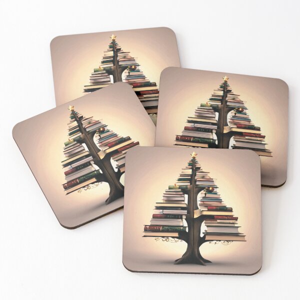 Item preview, A Bookish Christmas Tree for Bookworms. designed and sold by Zofia Sosnecka.