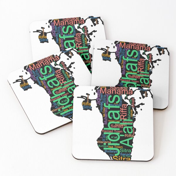 Item preview, Bahrain City Names Word Art designed and sold by TheIconSmith.
