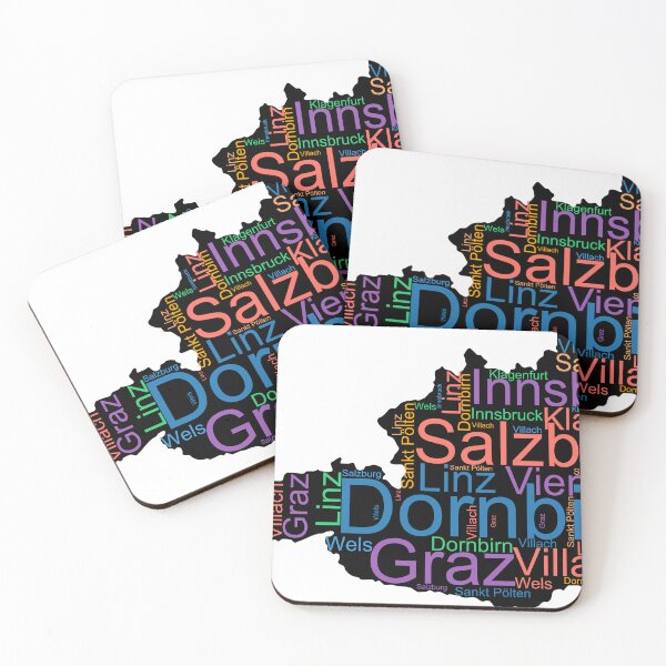 Item preview, Austria City Names Word Art designed and sold by TheIconSmith.