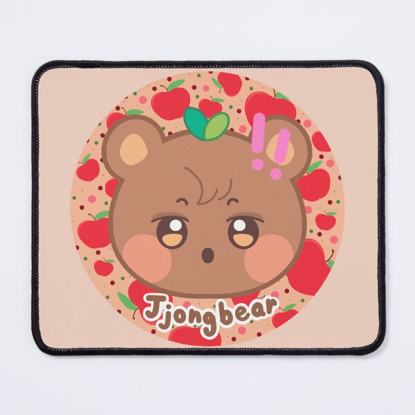 Item preview, Ateez Jjongbear / Jongho shocked emote designed and sold by Elaine.Arts049.