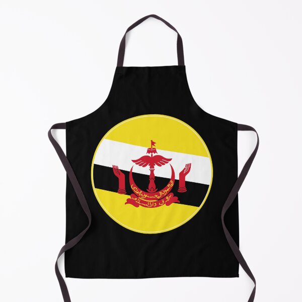 Item preview, Brunei Flag Circle Emblem Yellow Black designed and sold by NTGUILTY.