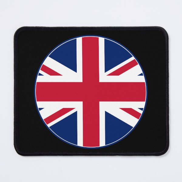 Item preview, UK Flag Circle Union Jack Red White Blue designed and sold by NTGUILTY.
