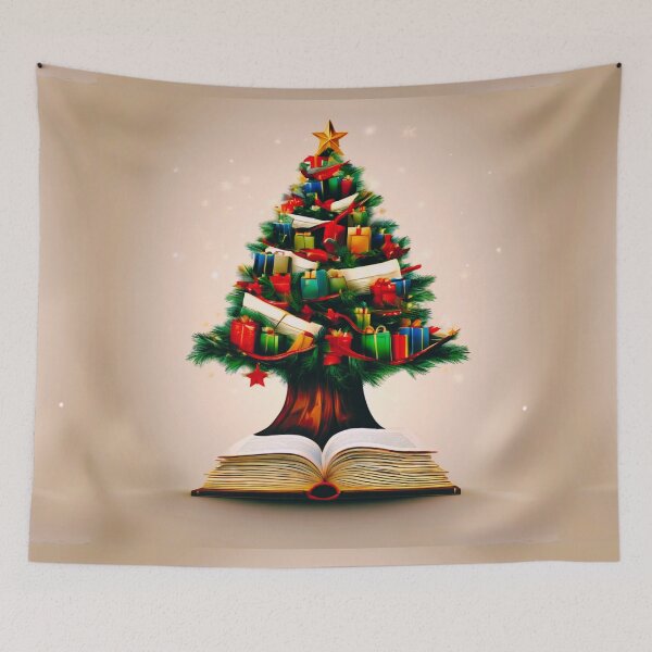 Item preview, A Bookish Christmas Tree for Bookworms. designed and sold by Zofia Sosnecka.