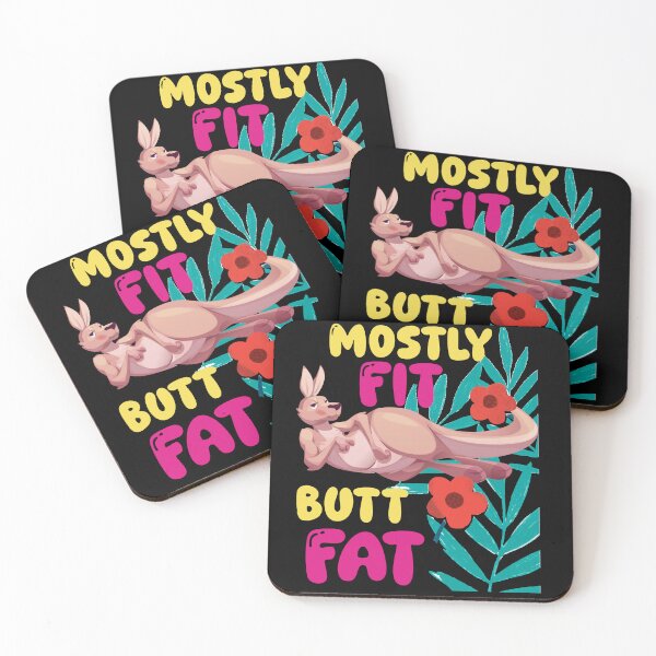 Item preview, Mostly Fit Butt Fat Women Squat Lovers Gym Enthusiast  designed and sold by T-Shares Shop.